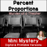 Percent Proportions Activity Mini Mystery Print and Digital