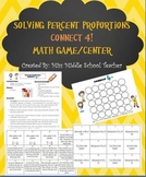 Percent Proportions Game/Math Center