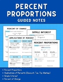 Percent Proportions Guided Notes