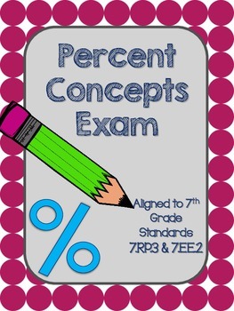 Preview of 7th Grade Percent Test
