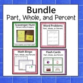 Part, Whole, or Percent Word Problems Bundle