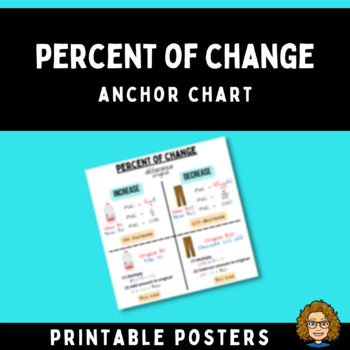 Preview of Percent of Change Anchor Chart