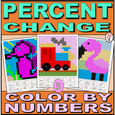 Percent of Change - Color by Numbers Worksheet