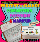 Percent of Change, Commission, Discount and Markup Foldable
