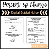 Percent of Change Guided Notes - Digital