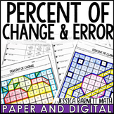Percent of Change and Error Activity and Worksheet Bundle