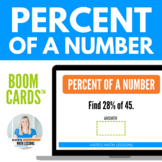Percent of a Number Boom Cards™ Digital Activity