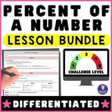 Percent of a Number ⭐ Differentiated Lesson Bundle
