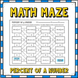Percent of a Number Math Maze