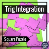 Trig Integration Puzzle Activity