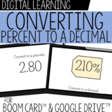 Percent to Decimal Conversion Digital Distance Learning