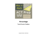 Percentage ACT Prep Problems