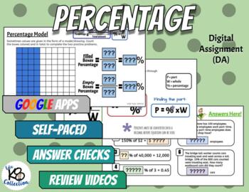 Preview of Percentage - Digital Assignment