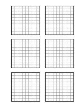 Percentage Grids and Blank 10 x 10 grid templates by Northeast Education
