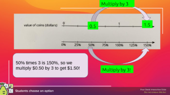 Preview of Percentages using Double Number Lines and Ratio Tables