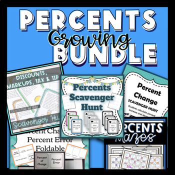 Preview of Percents Bundle