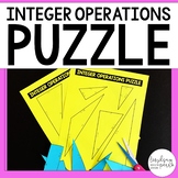 Integer Operations Puzzle Math Activity