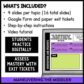 Turn Worksheets into Easy Math Activities - Maneuvering the Middle