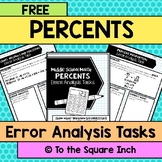 Percents Error Analysis