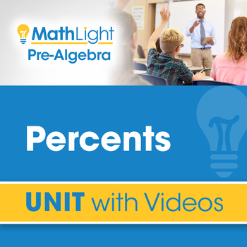 Preview of Percents | Pre Algebra Unit with Videos