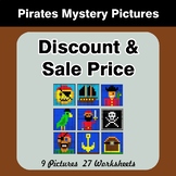 Percents - Sale Price, Discount, Savings - Math Mystery Pi