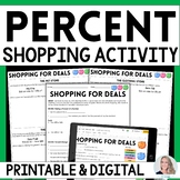 Percents Shopping Math Activity