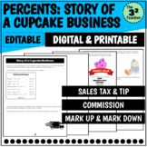 Percents Activity: Sales Tax, Tip, Commission, Mark Up, Mark Down