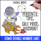 Percents with Double Number Line | Doodle Math: Twist on C