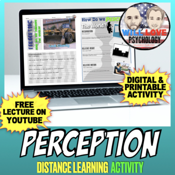 Preview of Perception | Psychology | Digital Learning Activity