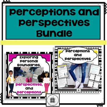 Preview of Perceptions & Perspectives Bundle - Exploring Personal Boundaries Points of View