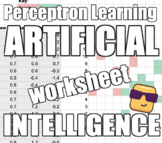 Perceptron Learning Worksheet