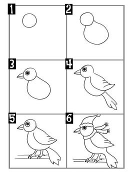 birds elementary art lessons