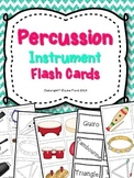 Percussion Instrument Flash Cards & Matching Game