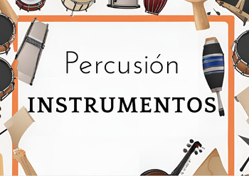 Preview of Percussion Instrument Question of the Day Spanish:New* Pre-K Creative Curriculum