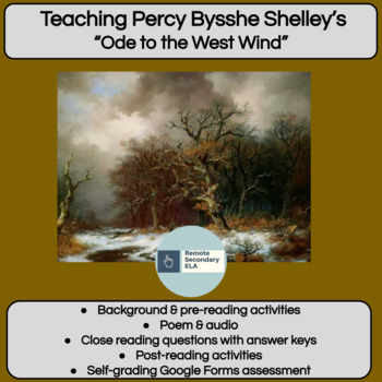 Preview of Percy Bysshe Shelley's "Ode to the West Wind"