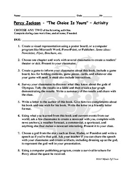 percy jackson teaching resources teachers pay teachers