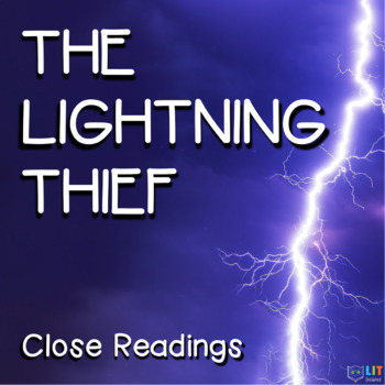 Preview of Percy Jackson and the Lightning Thief Close Reading Resources