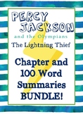 BUNDLE!! Percy Jackson: Lightning Thief - Summaries