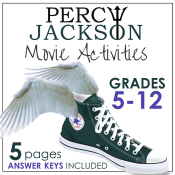 Preview of Percy Jackson Movie Activities, Modern Myth Creative Writing, Grades 5-12