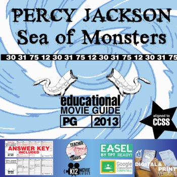 Preview of Percy Jackson: Sea of Monsters Movie Guide | Questions | Worksheet (PG - 2013)
