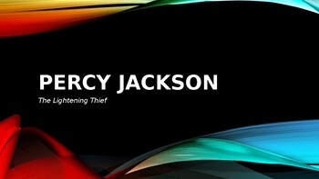 Preview of Percy Jackson - The Lightening Thief - Entire Book Powerpoint Lessons