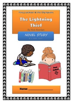 Preview of Percy Jackson & The Lightning Thief ~ Higher Order Thinking NOVEL STUDY