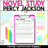 Percy Jackson & The Lightning Thief -  Novel Study - Book 