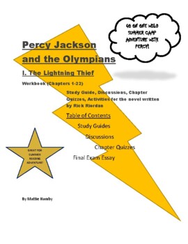 Preview of Percy Jackson The Lightning Thief Study Guide Adventure