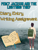 Percy Jackson Writing Project - Diary Entry -  Printable o