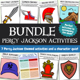 Percy Jackson and the Lightning Thief Activity Bundle Ligh