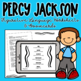 Percy Jackson and the Lightning Thief Figurative Language 