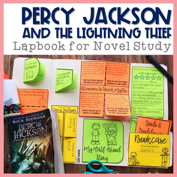 Preview of Percy Jackson and the Lightning Thief Lapbook for Novel Study