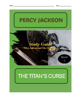 Preview of Percy Jackson and the Olympians Titan's Curse III Study Guide with Questions