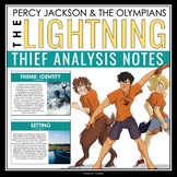 Percy Jackson and the Olympians The Lightning Thief Analys